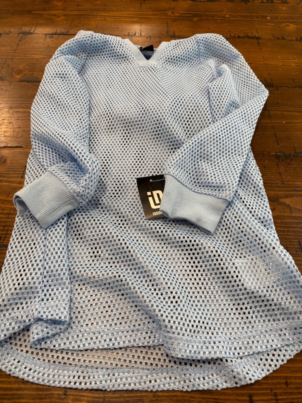 ID Ideology Toddler & Little Girls Mesh Long-Sleeve Hooded Cover up